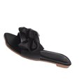 thumbnail image 3 of Sandalias de mujer Zapatillas Bowknot Tiras Punta abierta Verano Zapatillas planas para playa, 3 of 5