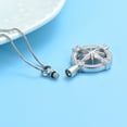 thumbnail image 2 of Vintage Nautical Compass Urn Pendant Necklace For Ashes for Unisex Cremation Pendant Memorial Urn Jewelry Keepsake Holder Necklace For Men Women, 2 of 6