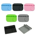 thumbnail image 3 of tredstone 2 In 1 Silicone Spoon Rest Scoop Holder Kitchen with Drip Pad 5 Slots Non-slide Draining Rack Spatula Organizer Black 2, 3 of 6