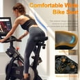 thumbnail image 4 of Bike Seat Noseless Wide Bicycle Seat for Women Men, Bike Seats Cushion Comfort for Big Butt, Multiple Fit Saddle for Peloton, Electric, Exercise, Cruiser Bikes, 4 of 16