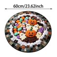 thumbnail image 2 of 3D Visual Halloween Pattern Area Rug, Soft Wear Resistant Floor Covering, Non- Backing Easy Clean Seasonal Rug for Living Room, Entryway, Bedroom Halloween Home Decor (B-24in), 2 of 4