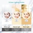 thumbnail image 4 of Espejo de aumento recargable B Beauty Planet 20X con luz, 4 of 7