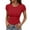 Red, variant on T Shirts for Women Summer Casual Short Sleeve Crewneck Slim Fit Plain Basic Tshirts Womens Undershirts