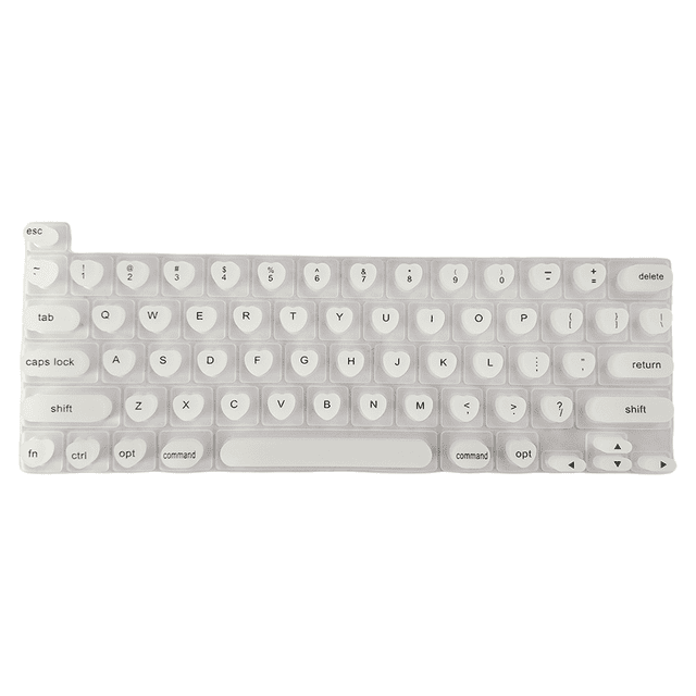 Protectora de Silicona para Teclado, Portátil, con Uñas Largas, para Mecanografía, Almohadilla de Silicona para Facilitar la Escritura, Color