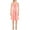Light Pink, variant on DRESSES Womens Coral Ruffled Zippered Pleated Lace Up Front Pocketed Sleeveless Scoop Neck Knee Length Party Fit + Flare Dress 10