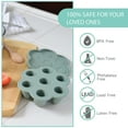 thumbnail image 4 of Little Twig Silicone Baby Food Freezer Tray with Lid 2-Pack Sage & Ginger, 4 of 8