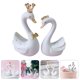 thumbnail image 3 of 1 par de cisnes de moda para tarta de cumpleaños, decoración romántica para boda, decoración de coche, 3 of 7