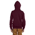 thumbnail image 4 of Jerzees Sweat à Capuche Zippé Complet pour Jeunes, m, Marron, 4 of 5