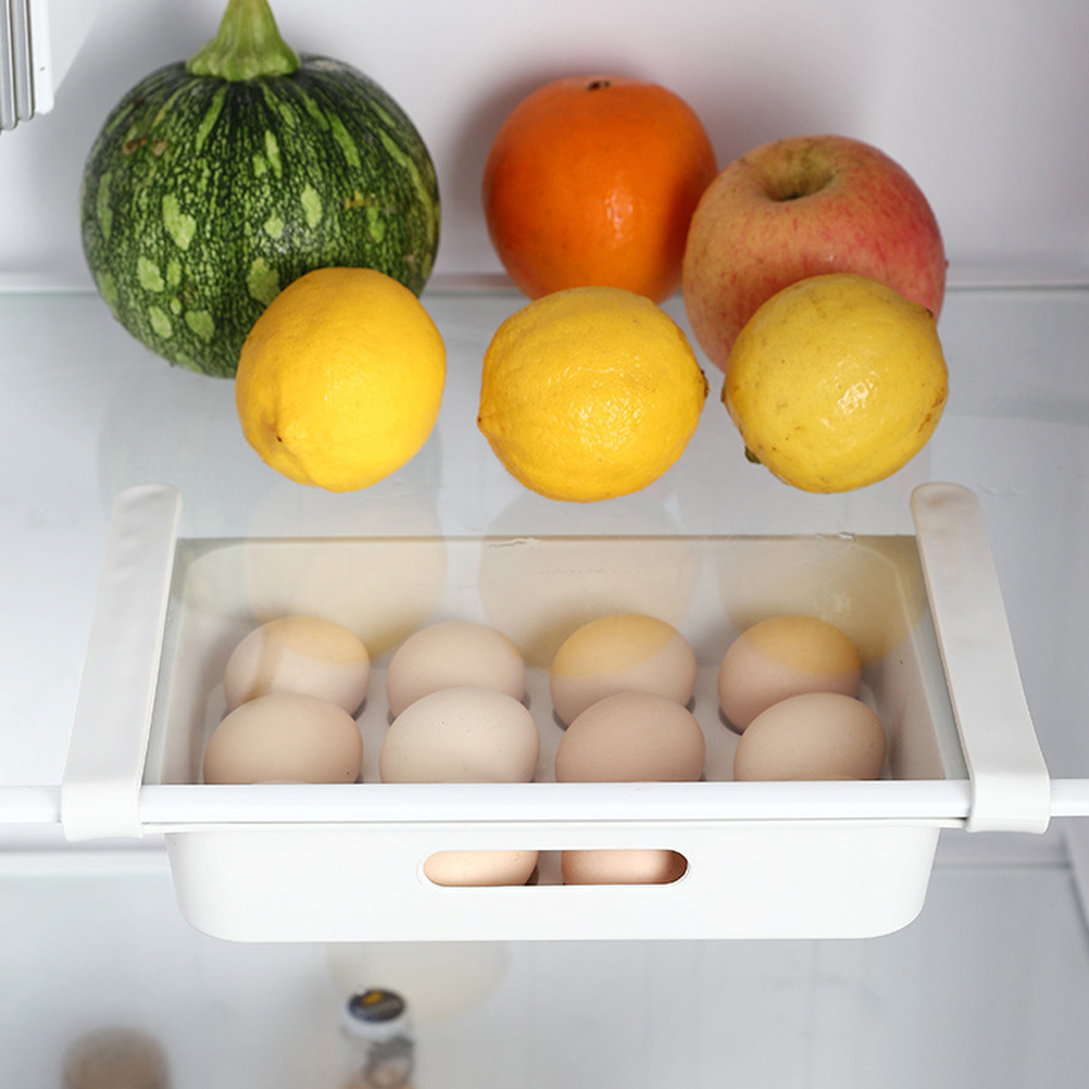 6 pcs  Drawer Type Egg Holders 12-grids Egg Containers Refrigerator Egg Drawers