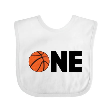 

Inktastic One- Basketball First Birthday Gift Baby Boy or Baby Girl Bib