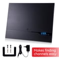 thumbnail image 5 of GE Signal Finder Amplified HDTV Antenna, with 60-Mile Range, VHF and UHF, 1080P, 4K Ready, Black, 5 of 7