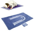 thumbnail image 3 of Estera de oración musulmana manta rectangular de tela impermeable portátil para el hogar sala de estar azul, 3 of 5