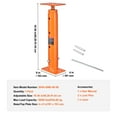 thumbnail image 3 of KFFKFF Home Floor Jack, Adjustable 19"-36" Height, Supports Up to 18000 lbs, Steel Telescoping Jack Post for Basement Leveling, Temporary Lift and Support Beam, 3 of 9