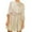 Gold, variant on Sngxgn Women's Casual Fall Dresses Long Sleeve Wrap V Neck High Low Ruffle Dress(White,XXL)