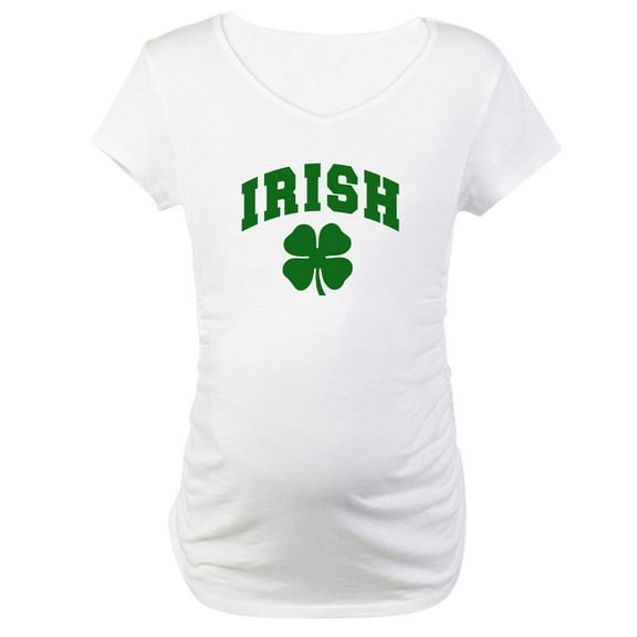 CafePress - Irish Maternity T Shirt - Cotton Maternity T-shirt, Cute & Funny Pregnancy Tee