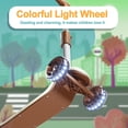 thumbnail image 5 of GLIDEZONE Kick Scooter for Kids Ages 3~14, Foldable Toddler Scooter 3 Wheel with LED Lighted, Adjustable Handlebars, Max Load 110lbs (Brown), 5 of 6
