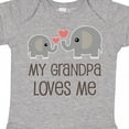 thumbnail image 4 of Inktastic My Grandpa Loves Me Boys or Girls Baby Bodysuit, 4 of 5