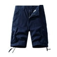 thumbnail image 1 of Birdeem Mens Plus Size Cargo Shorts Multi-Pockets Relaxed Summer Beach Shorts Pants, 1 of 9