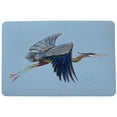 thumbnail image 2 of Betsy Drake DM327 Eddies Blue Heron Door Mat - 18 x 26 in., 2 of 2