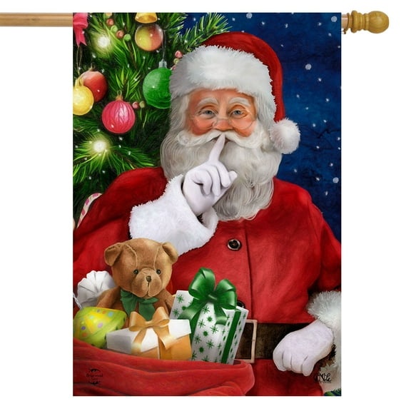 Briarwood Lane Santa's Delivery House Flag