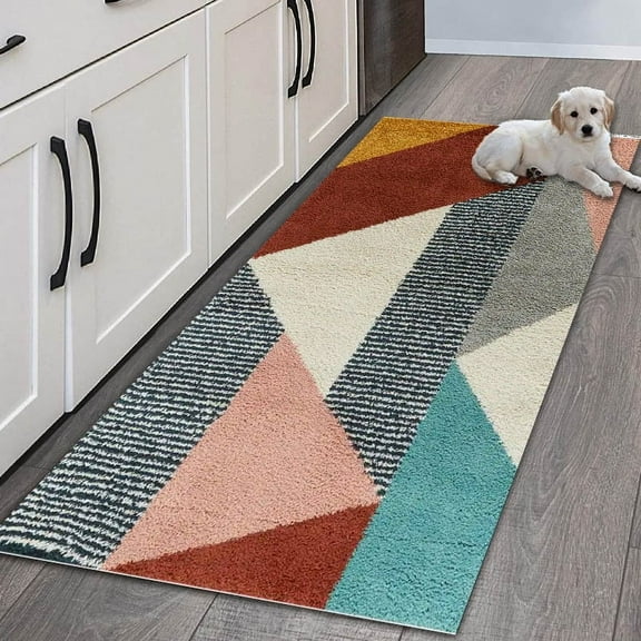 Fashion Modern Living Room Carpet Kitchen Mat Home Entrance Doormat Bedroom r Carpets Hallway Black Grey AntiSlip Floor Mat