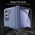 thumbnail image 4 of JETech Case for Samsung Galaxy Z Fold 5 2023 with Hinge Protection, Heavy Duty Rugged Protective Hard PC Phone Cover, Anti-Fingerprint Matte Finish (Blue), 4 of 6