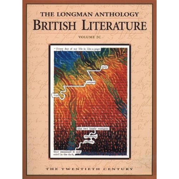 Pre-Owned The Longman Anthology of British Literature (The Twentieth Century), 9780321067678, 0321067673, Paperback, Vol. 2C edition