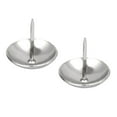 thumbnail image 3 of Home Metal Round Domed Head Upholstery Tack Nail Silver Tone 25mm Dia 50pcs, 3 of 5