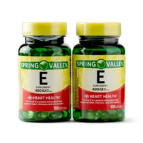 Spring Valley Vitamin E Vitamins & Supplements, 1 Softgel, 200 Ct, 2 Pack