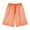 Orange, variant on ZyeKqe Mens Plus Size Tie-Dye Shorts Wide Leg Knee Length Shorts High Waisted Running Gym Shorts