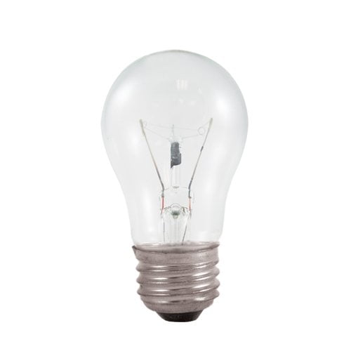 Bulbrite 40A15C 40-Watt Incandescent Standard A15, Medium Base, Clear [Pack of 12]