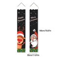 thumbnail image 3 of Letrero Navideño Hot6sl para Porche Papá Noel y Muñeco de Nieve Carteles Colgantes de Feliz Navidad, 3 of 4