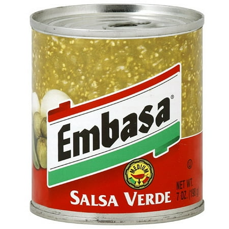 Embasa Medium Salsa Verde, 7 oz (Pack of 12)