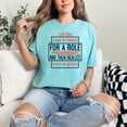 thumbnail image 2 of Funny Realization Humor Statement Graphic, Chalky Mint Comfort Colors T-Shirt, Medium, 2 of 3