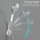 thumbnail image 2 of Soporte para cabezal de ducha montado en la pared para baño, autoadhesivo ajustable de 360 ​​grados con soporte de gancho, gris JAMW Sencillez, 2 of 5