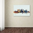 thumbnail image 3 of Trademark Fine Art "Atlanta Georgia Skyline Blue" Canvas Art by Michael Tompsett, 3 of 3