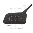 thumbnail image 4 of 1 Ensemble Casque Sans Fil Bluetooth Intercom Moto Radio Fm Groupe Talking-Walkie Noir, 4 of 4