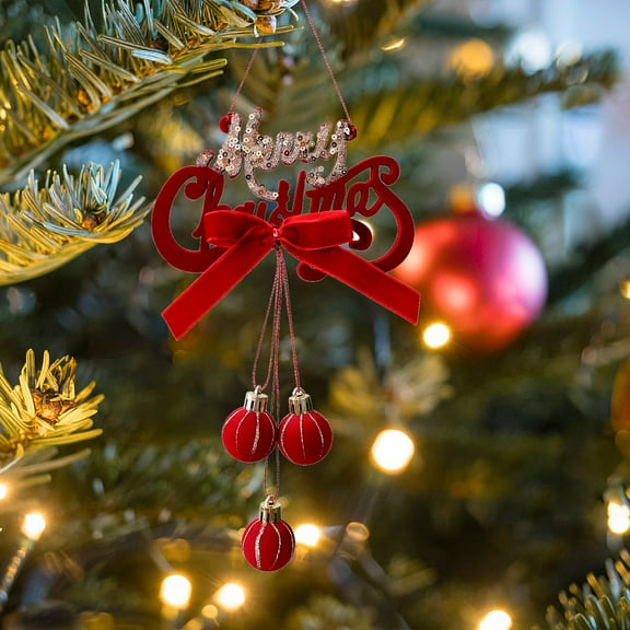 Lunxisen 3 Pcs Wine Red Large Velvet Christmas Ball Ornaments Flocked Christmas Tree Ball Ornaments Xmas Balls Set.