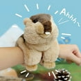 thumbnail image 3 of Himalayan Marmot Stuffed Plush Slap Bracelet, Groundhog Snap Bracelet, Stuffed Animal Plush Toys, 3 of 7