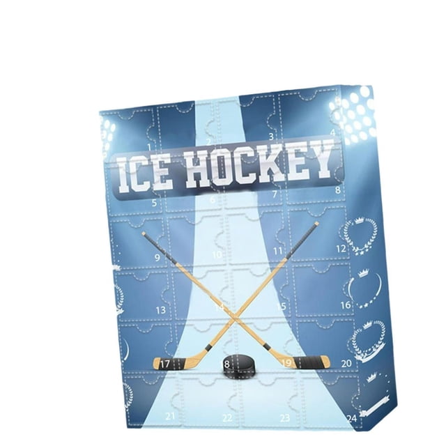 Calendario De Adviento De Hockey Sobre Hielo 2024, Recuerdo En Miniatura, Calendario Creativo De 24 Días