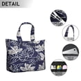 thumbnail image 3 of Flower Women's Large Weekend Travel Bag Moving Canvas Handbag Thick Double Layer Beach Weekend Travel Unisex Hospital Maternity Delivery with Toiletry Waterproof, 3 of 5