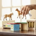thumbnail image 6 of Melissa & Doug Horse Carrier Wooden Vehicle Play Set With 2 Flocked Horses and Pull-Down Ramp, 6 of 9