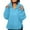 🔥 Blue, variant on Sentmoon Light Jacket Womens Winter Coat Family Gift Women's Solid Oversized Puffer Jacket Womens Quilted Lightweight Winter Warm Pullover Stand Up Collar Buckle Fall and Winter Coat with Pockets