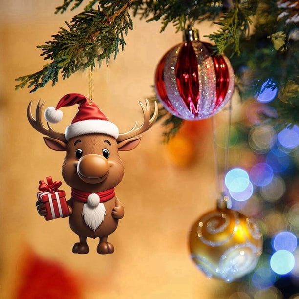 Decorative Reindeer Family Pendant Deer Family Ornament Christmas Tree / Car