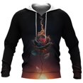 thumbnail image 3 of Sudadera con capucha para hombre, con estampado 3D sencillo de rosas, ropa de calle, nueva moda Harajuku, sudadera unisex Y2k, chaqueta, jersey, ropa deportiva, 3 of 5