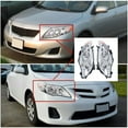 thumbnail image 3 of LABLT Silver Headlight Headlamp Assembly Driver&Passenger Side for 09-10 Toyota Corolla W/Amber Corner Fits select: 2009-2010 TOYOTA COROLLA BASE/S/LE/XLE, 3 of 6