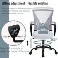 thumbnail image 4 of FDW Ergonomic Office Chair, Swivel Rolling, Lumbar Support for Men, Women(White), 4 of 7