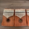 thumbnail image 4 of Mini Thumb Piano Instrumento musical portátil Pequeño piano para principiantes 17 teclas Eigraketly EL011393-00, 4 of 5