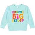 thumbnail image 2 of Inktastic Cutest Big Sister Toddler Sweatshirt, 2 of 4