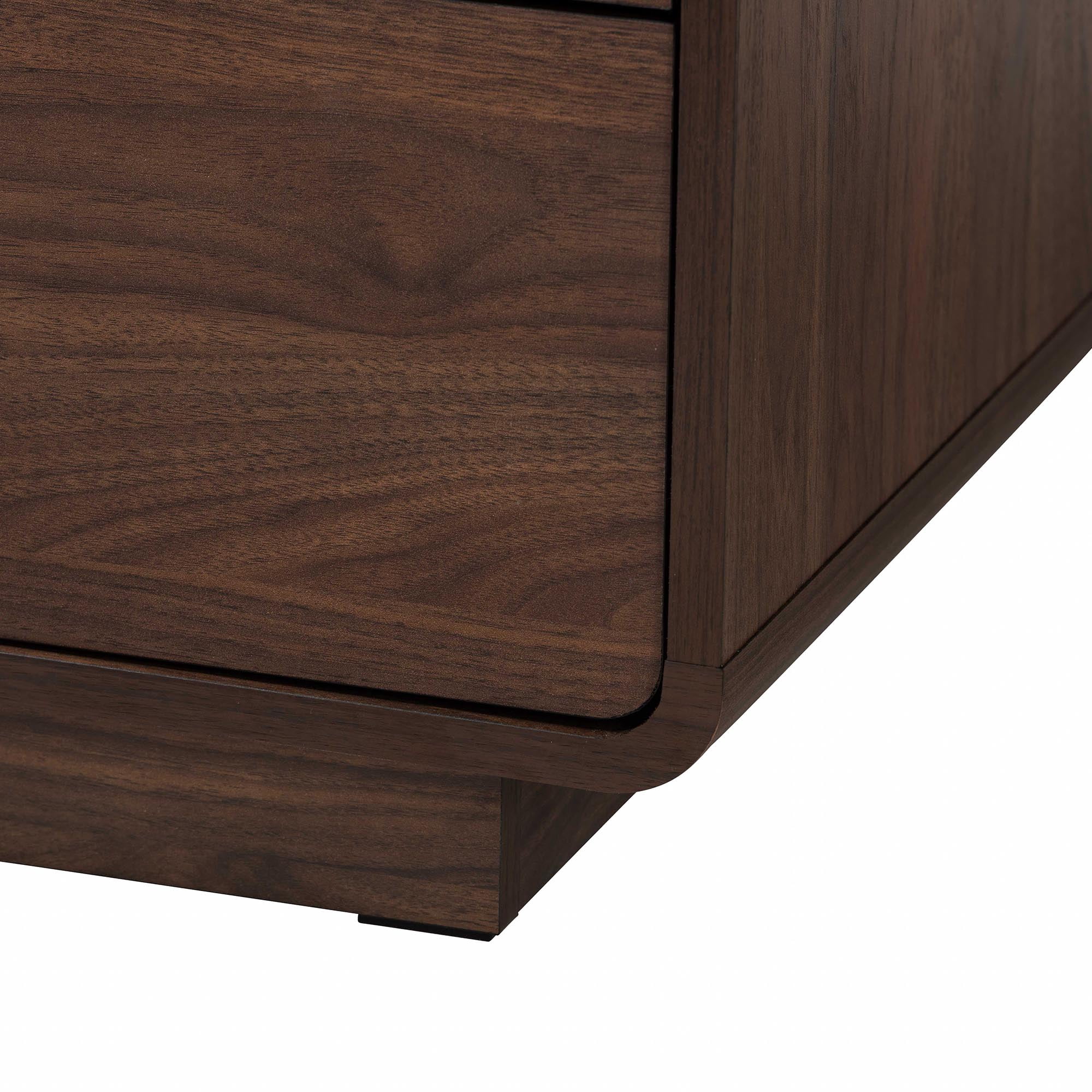 Baxton Studio Jenibelle Classic Chest, 5-Drawer, Walnut Brown